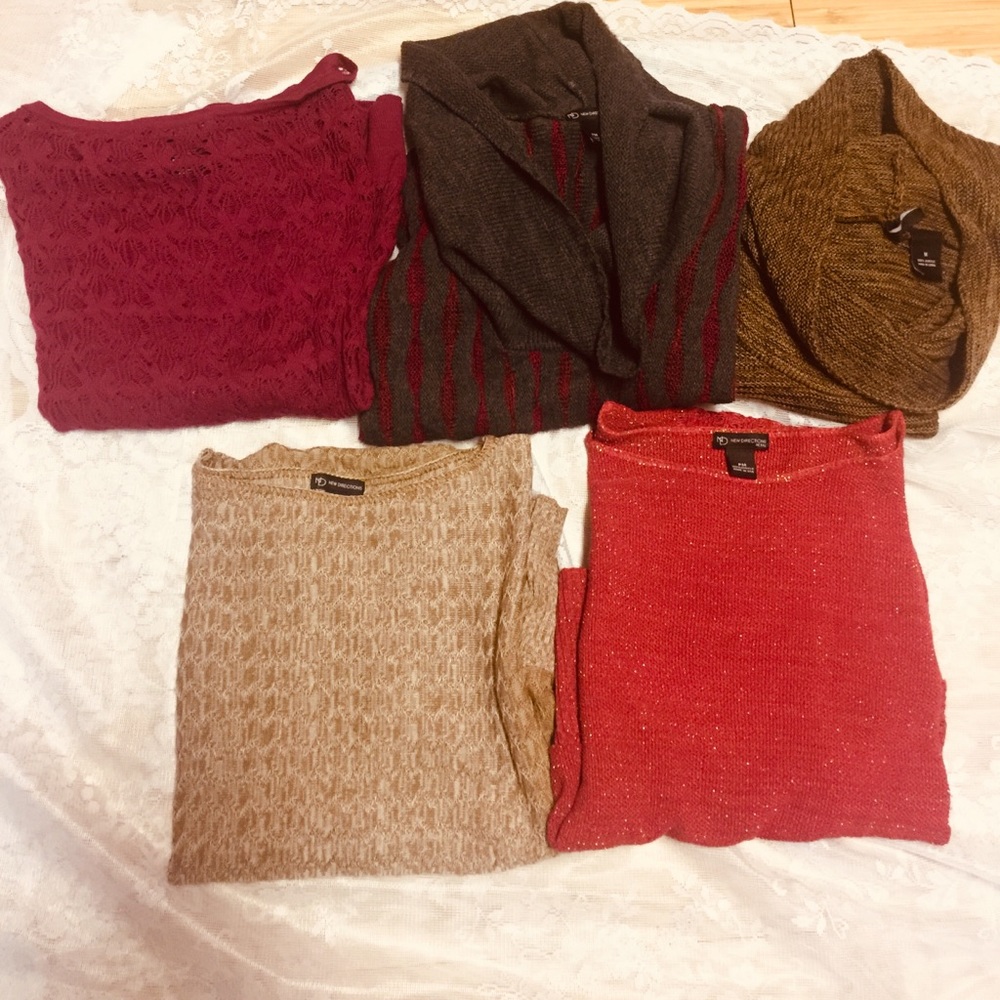 Lot 5 Pre Owned Sweaters by New Direction